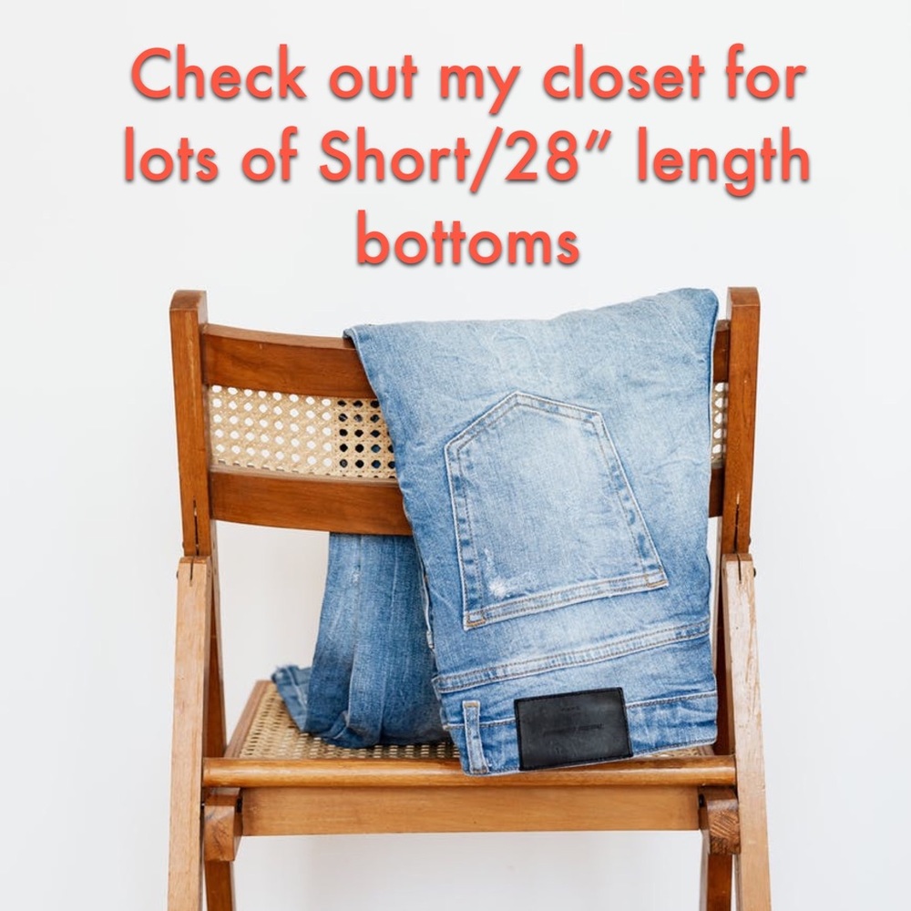 28/29” length jeans